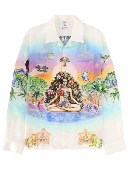 CASABLANCA "INNOCENCE" SHIRT WITH PRINT