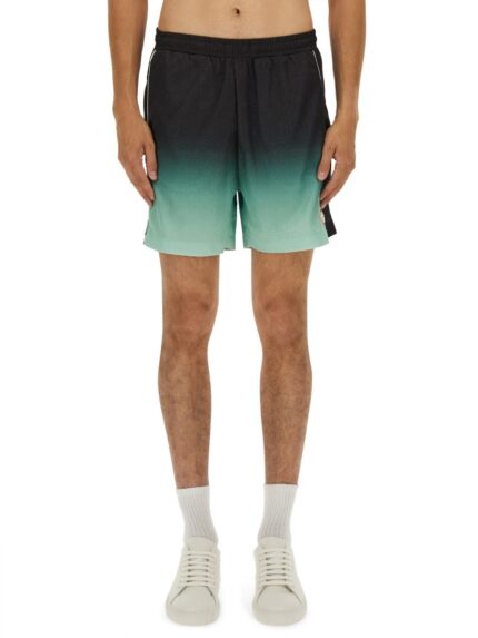 CASABLANCA JACQUARD FOOTBALL SHORTS