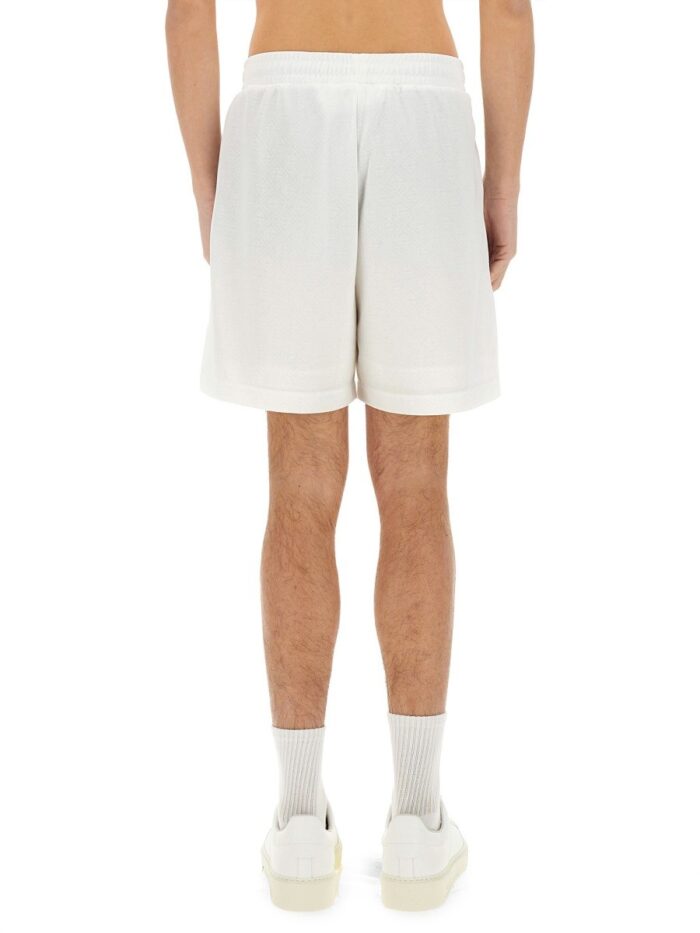 CASABLANCA "JACQUARD MONOGRAM" FOOTBALL SHORTS