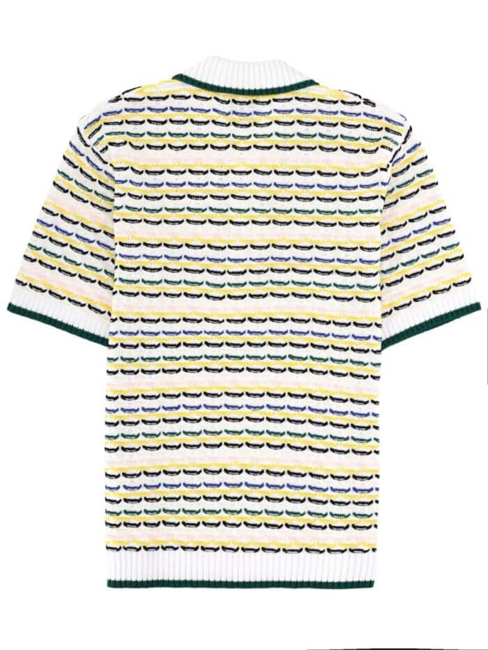 CASABLANCA KNITTED POLO.
