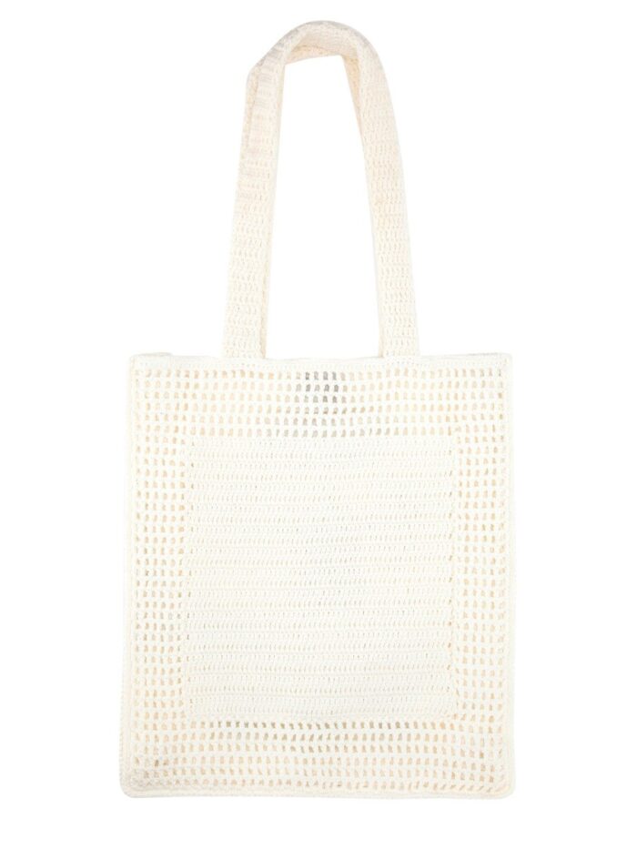 CASABLANCA LARGE CROCHET BAG