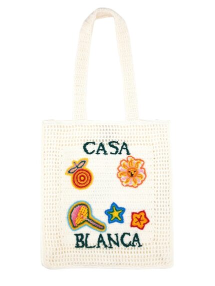 CASABLANCA LARGE CROCHET BAG