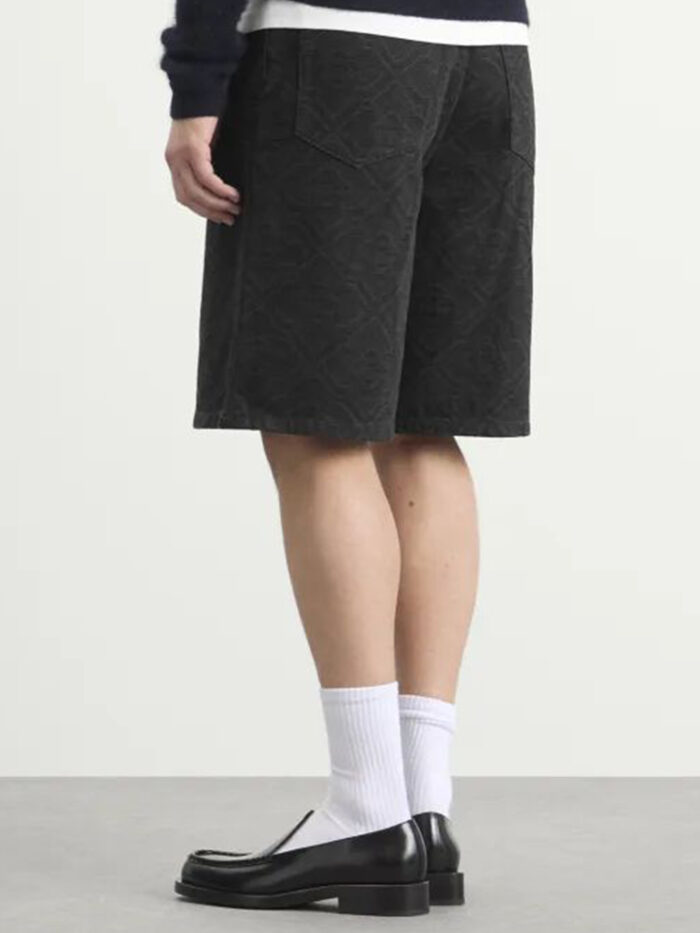 Casablanca Laser monogram denim shorts