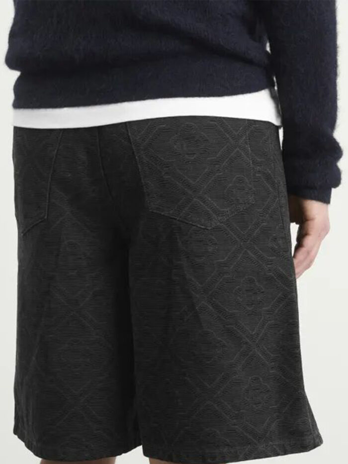 Casablanca Laser monogram denim shorts