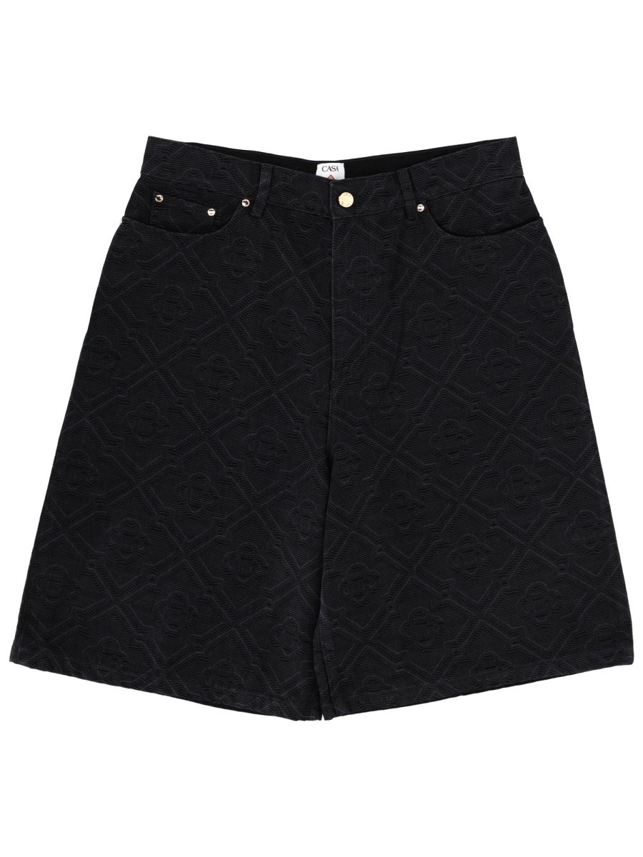 CASABLANCA "LASER MONOGRAM" SHORTS