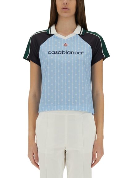 CASABLANCA "LAUREL" FOOTBALL T-SHIRT