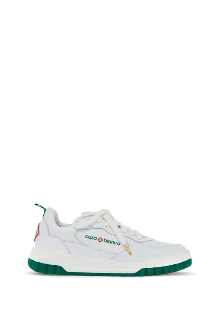 CASABLANCA Leather Court Sneakers For A