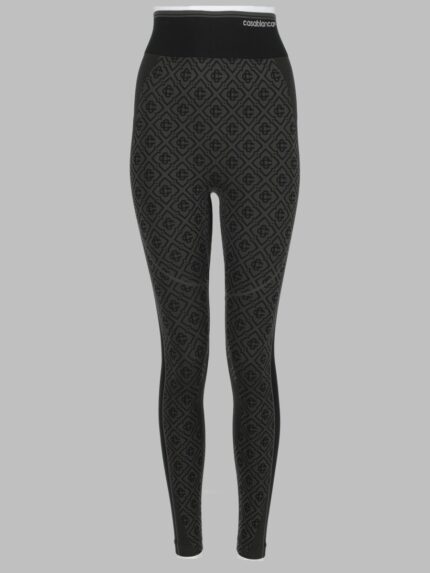 CASABLANCA LEGGINGS MONOGRAM SENZA CUCITURE