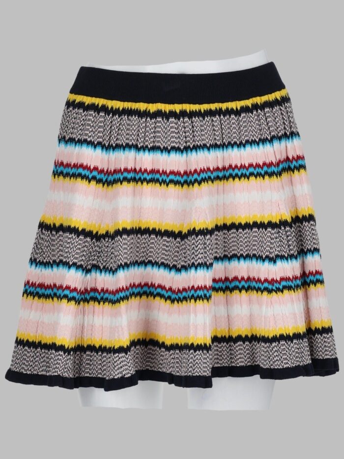casablanca minigonna in maglia chevron CASABLANCA MINIGONNA IN MAGLIA CHEVRON