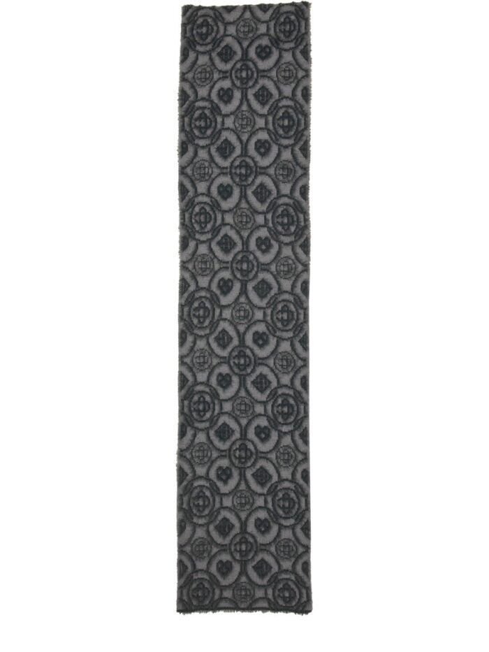CASABLANCA MONOGRAM "FLUFFY" SCARF