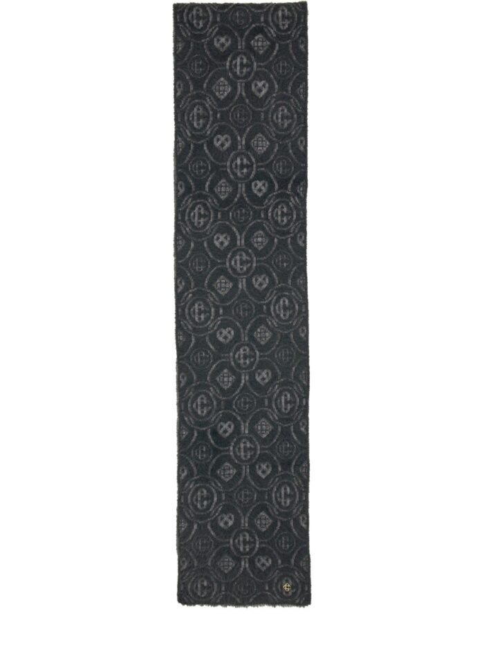 CASABLANCA MONOGRAM "FLUFFY" SCARF