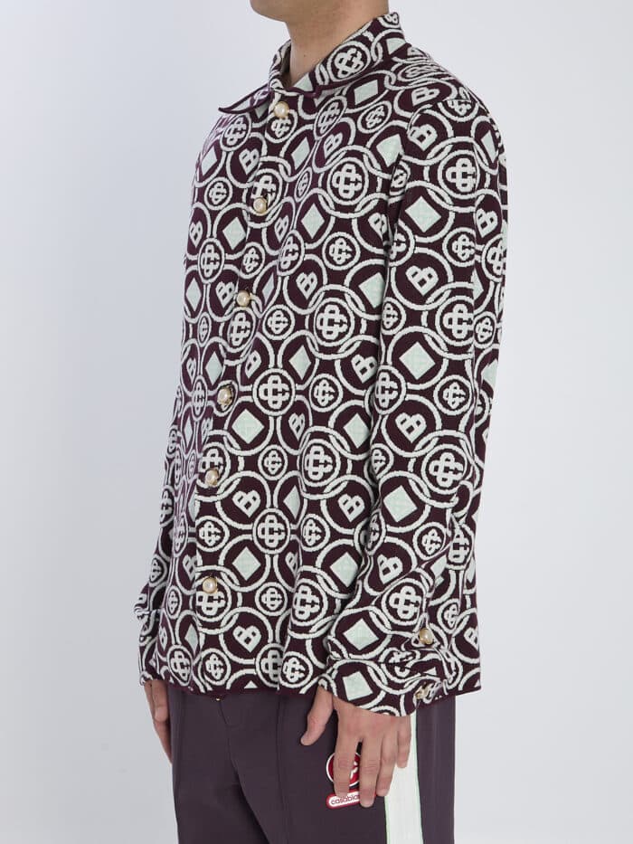 Casablanca Monogram-patterned overshirt
