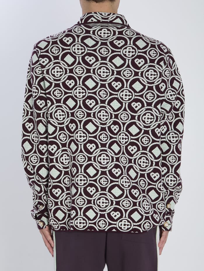 Casablanca Monogram-patterned overshirt