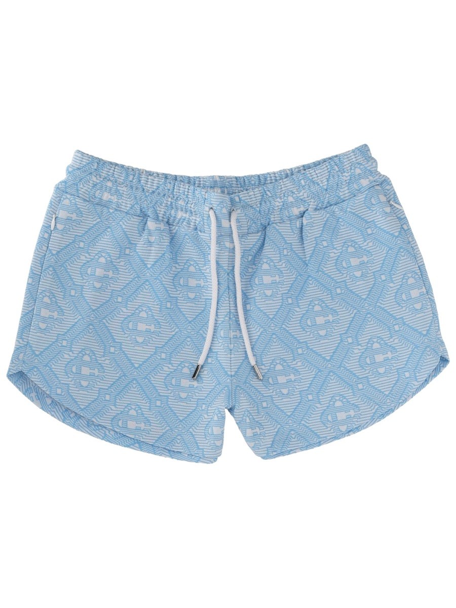 CASABLANCA MONOGRAM WEAVE SHORTS