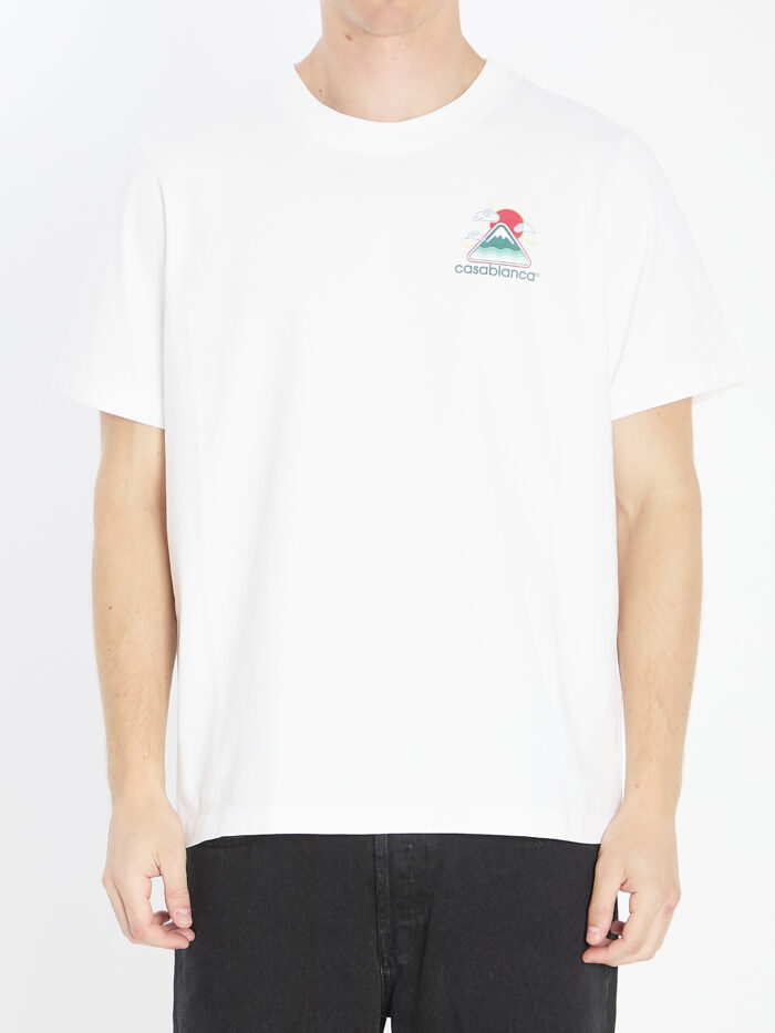 Casablanca Montagne ondulée printed t-shirt