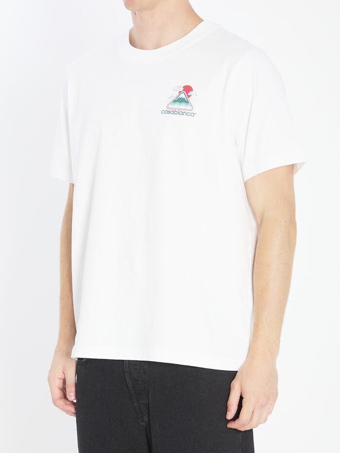 Casablanca Montagne ondulée printed t-shirt