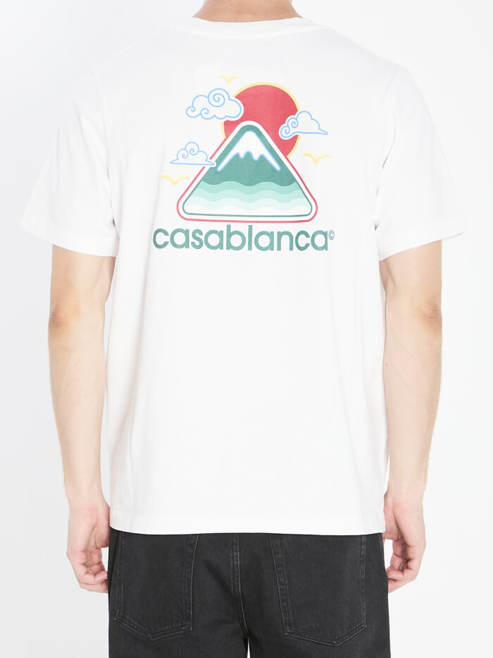 Casablanca Montagne ondulée printed t-shirt