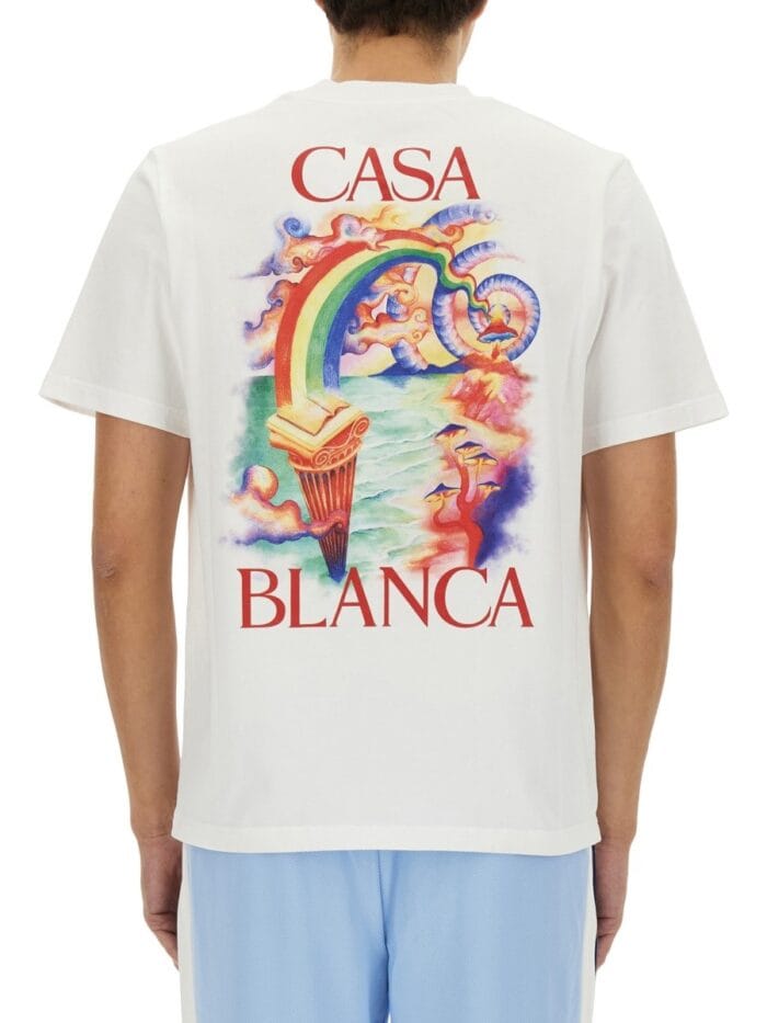 CASABLANCA "NATURE TEACHER" T-SHIRT