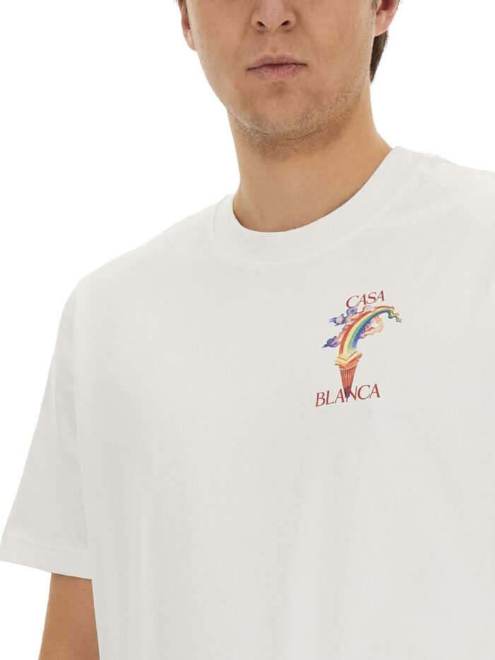 CASABLANCA "NATURE TEACHER" T-SHIRT