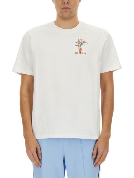 CASABLANCA "NATURE TEACHER" T-SHIRT