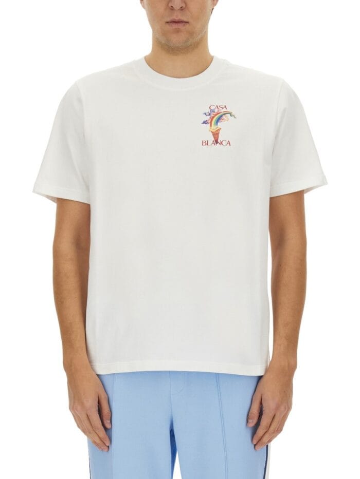 CASABLANCA "NATURE TEACHER" T-SHIRT