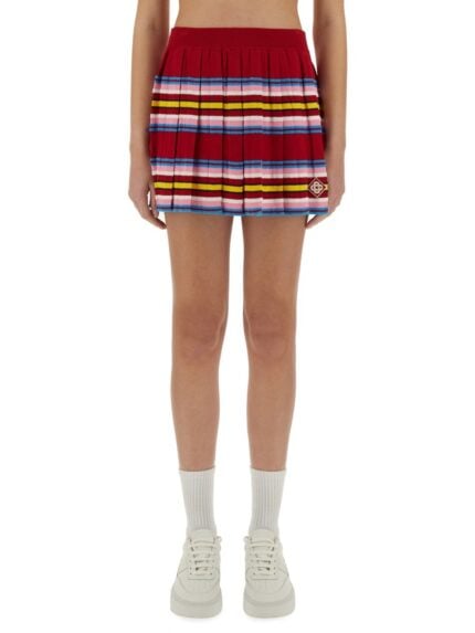 CASABLANCA PLEATED SKIRT.