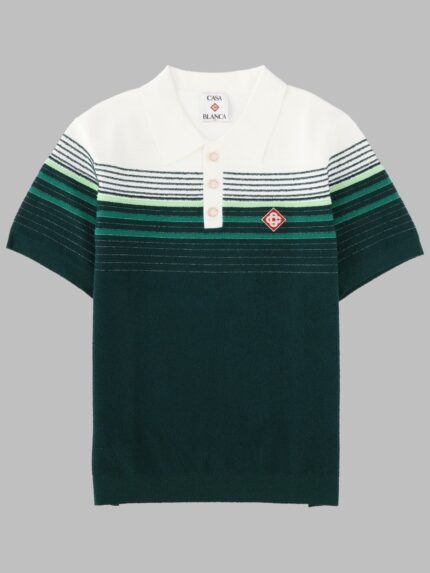 CASABLANCA POLO A RIGHE BOUCLÉ