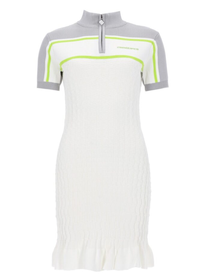 CASABLANCA POLO SHIRT DRESS "TENNIS"