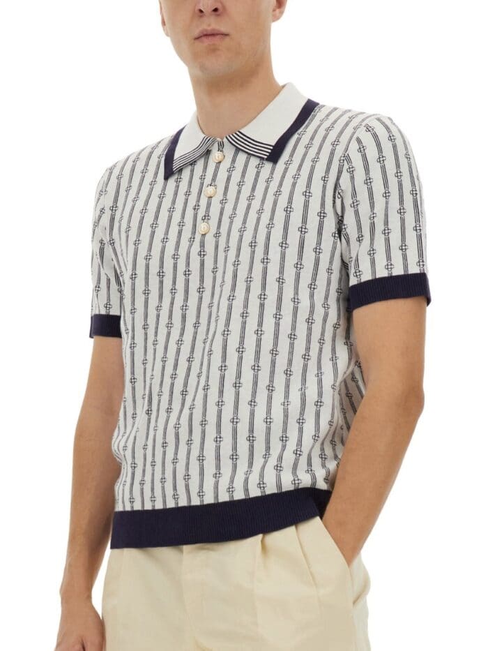 CASABLANCA POLO SHIRT "MONOGRAM"