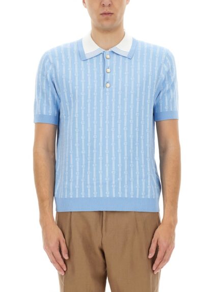 CASABLANCA POLO SHIRT "MONOGRAM"