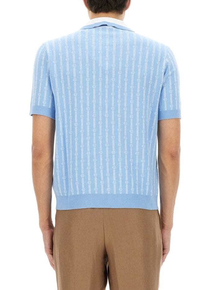 CASABLANCA POLO SHIRT "MONOGRAM"
