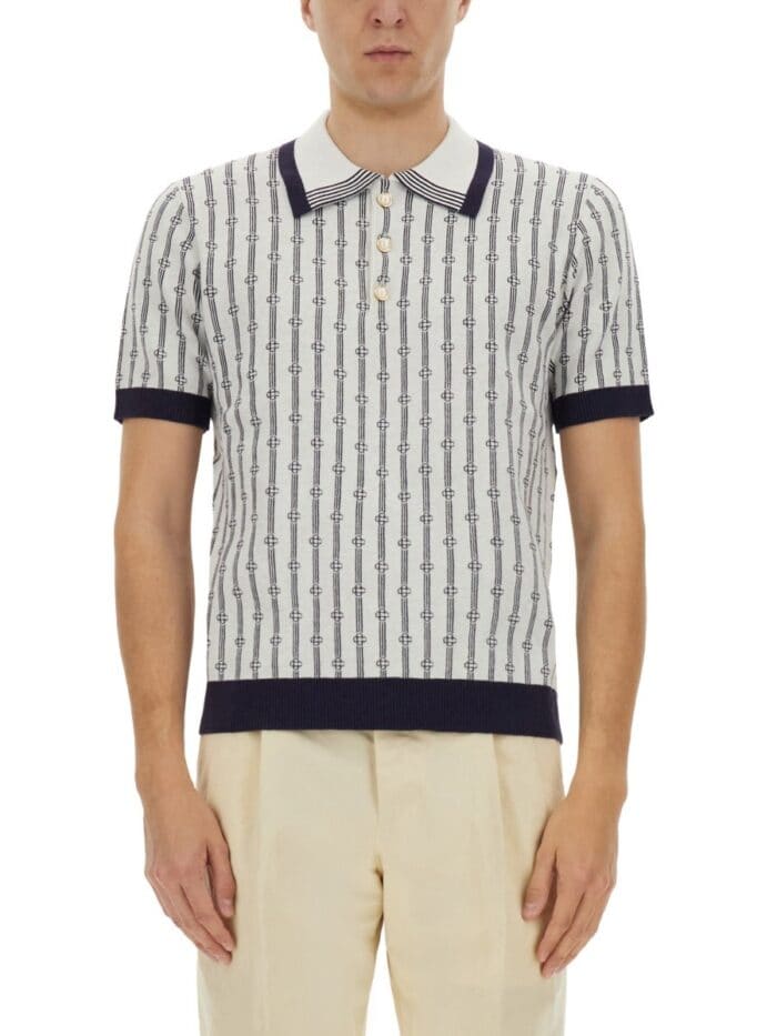 CASABLANCA POLO SHIRT "MONOGRAM"