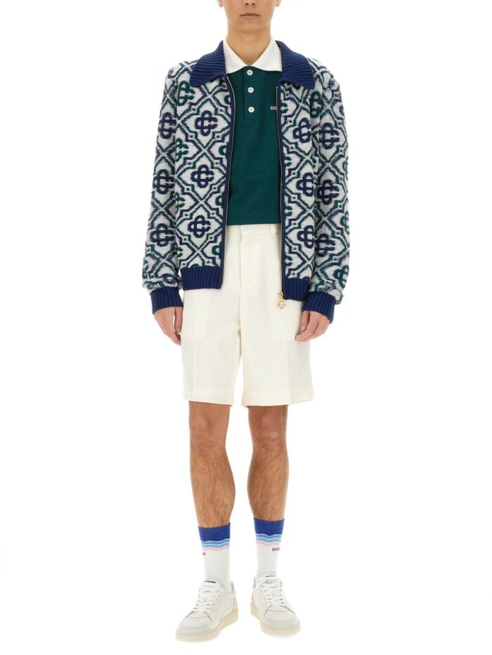 CASABLANCA POLO WITH LOGO