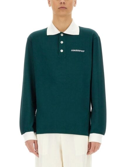 CASABLANCA POLO WITH LOGO