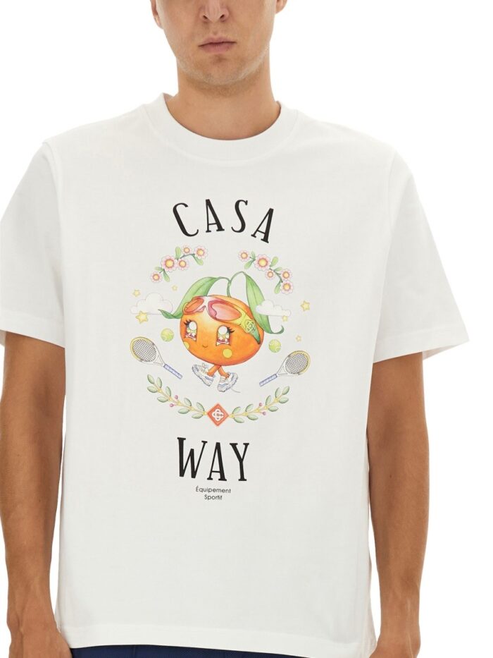 CASABLANCA PRINT T-SHIRT