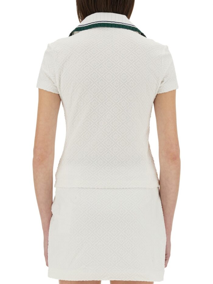 CASABLANCA RIBBED COLLAR SHIRT