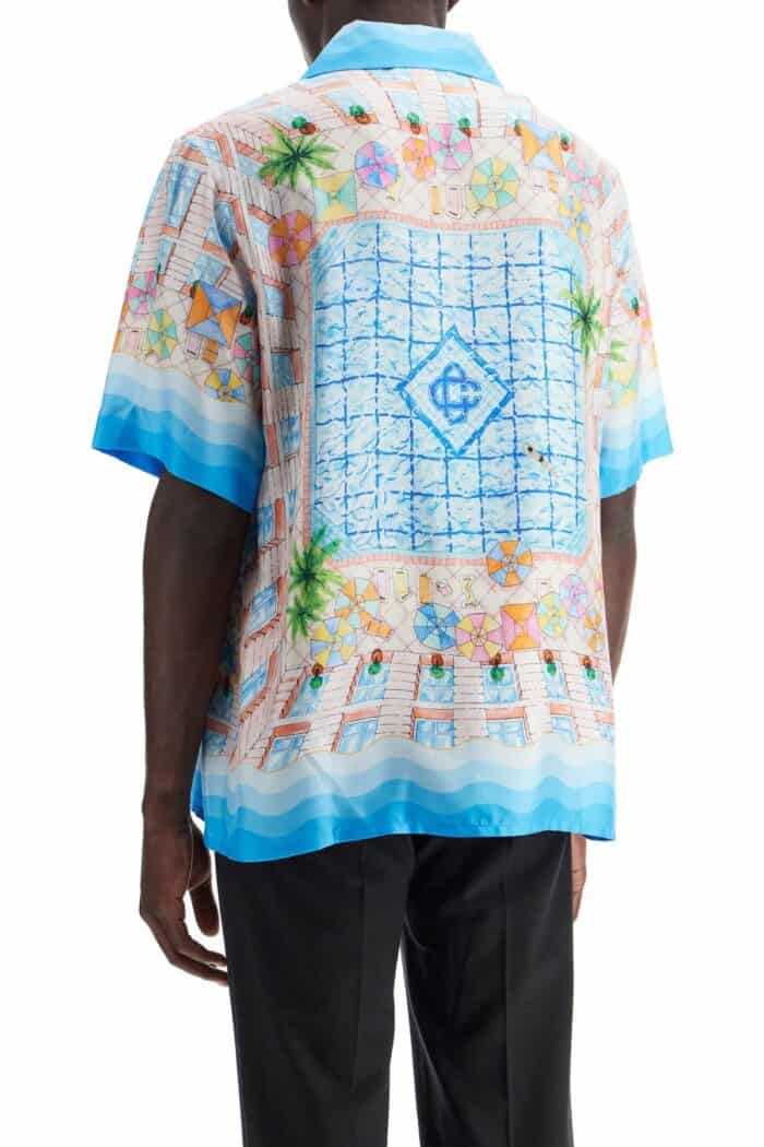 CASABLANCA Short-sleeved Silk Shirt