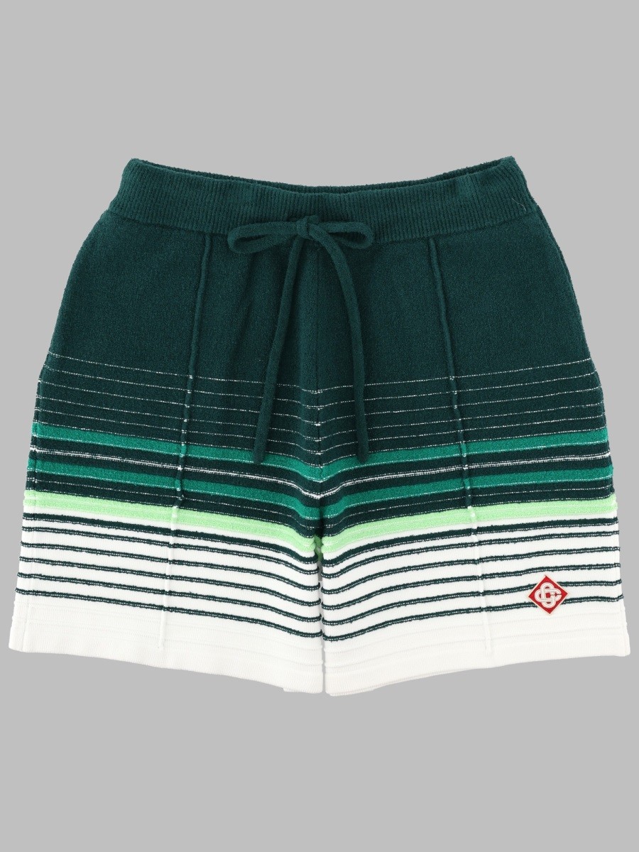 CASABLANCA SHORTS A RIGHE BOUCLÉ