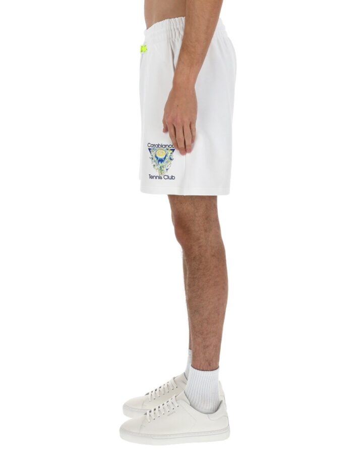 CASABLANCA SHORTS WITH LOGO