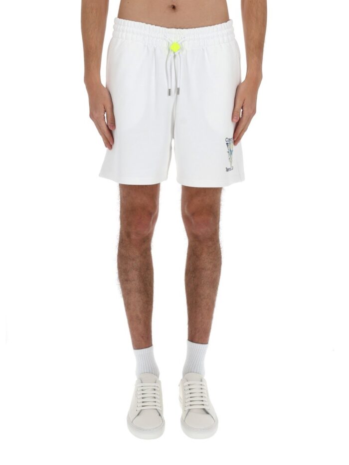 CASABLANCA SHORTS WITH LOGO
