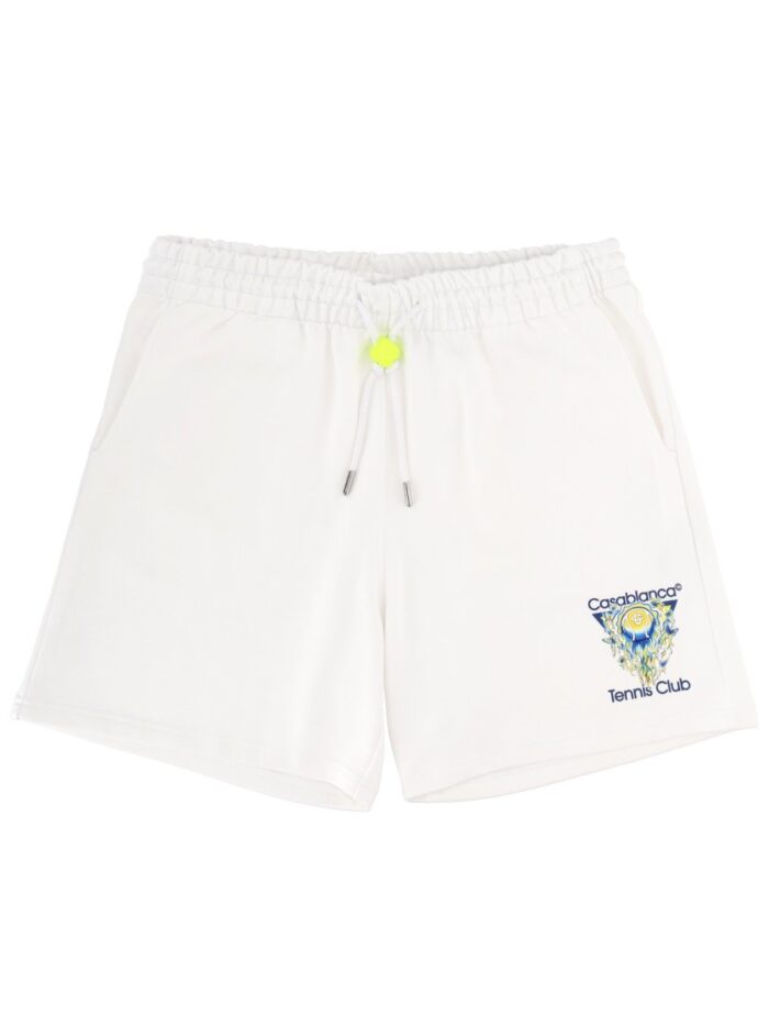 CASABLANCA SHORTS WITH LOGO