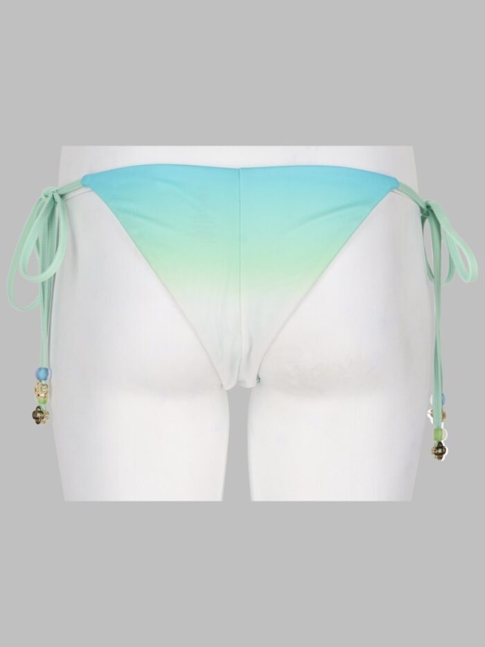 CASABLANCA SLIP BIKINI GRADIENT CON PERLINE