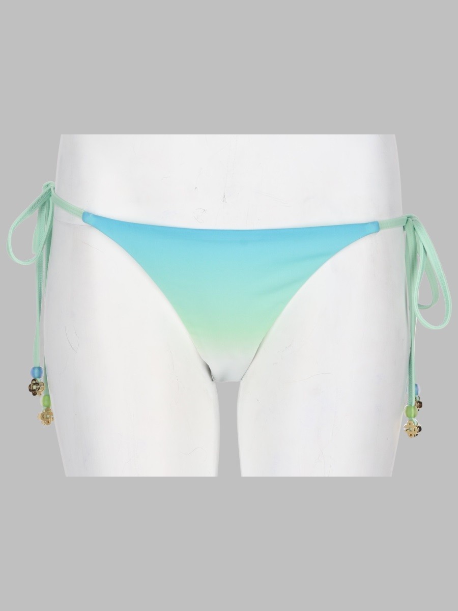 CASABLANCA SLIP BIKINI GRADIENT CON PERLINE