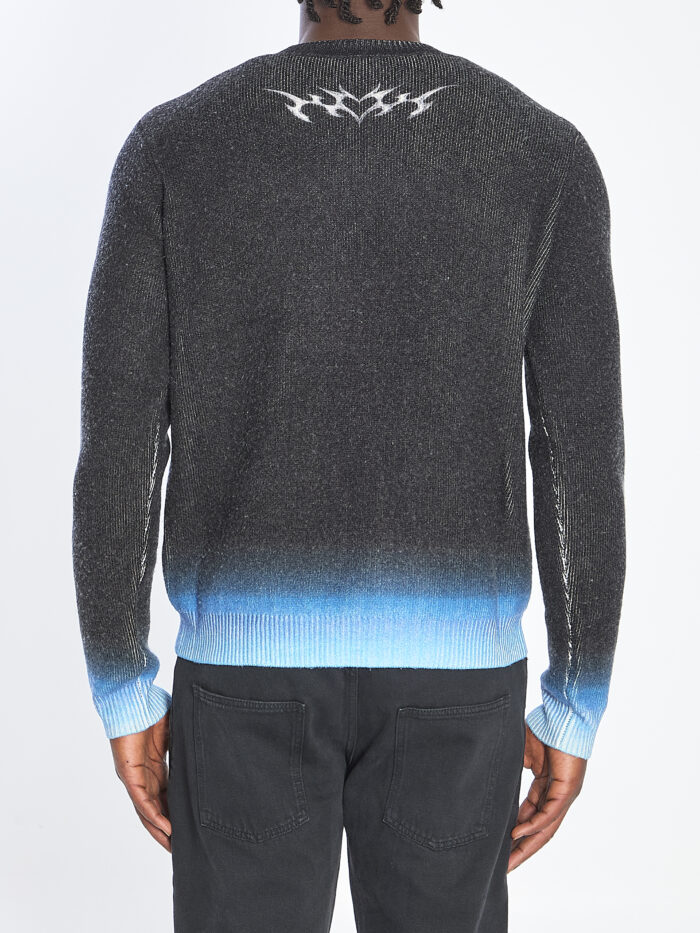 Casablanca Sweater with Blades print