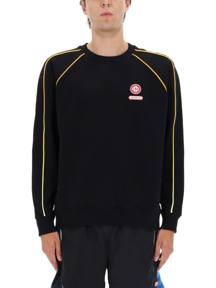 CASABLANCA SWEATSHIRT WITH LOGO