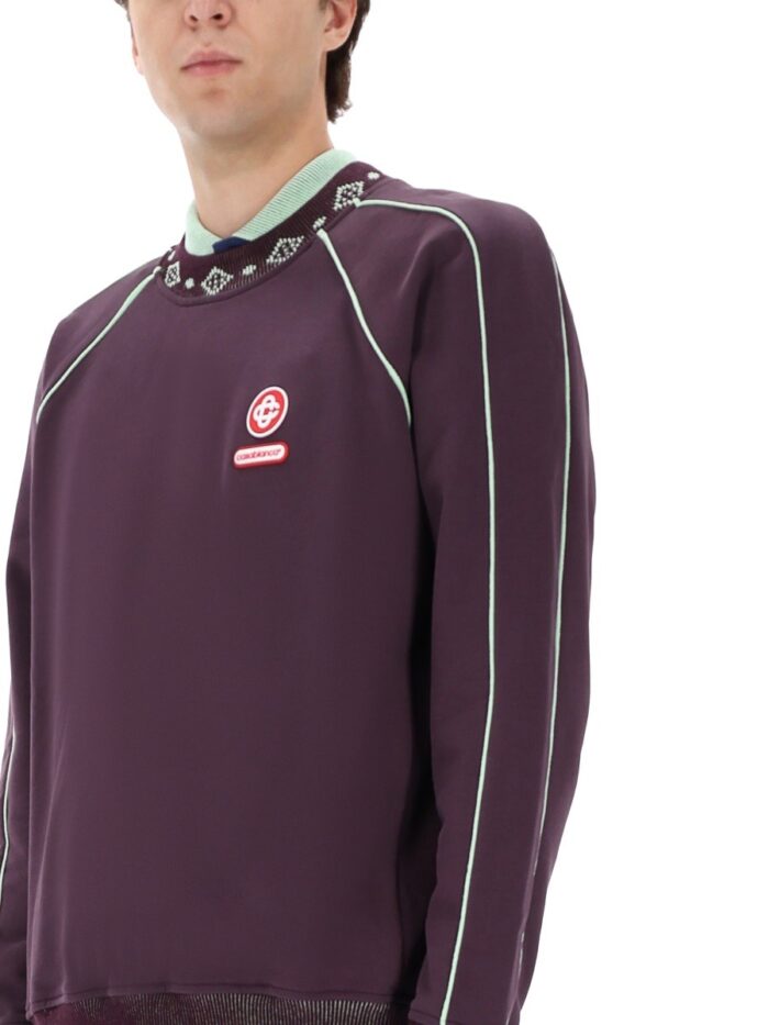 CASABLANCA SWEATSHIRT WITH LOGO