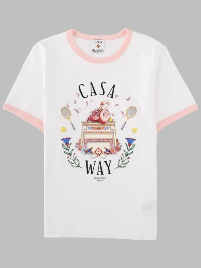casablanca t shirt "casa way" CASABLANCA T-SHIRT "CASA WAY"