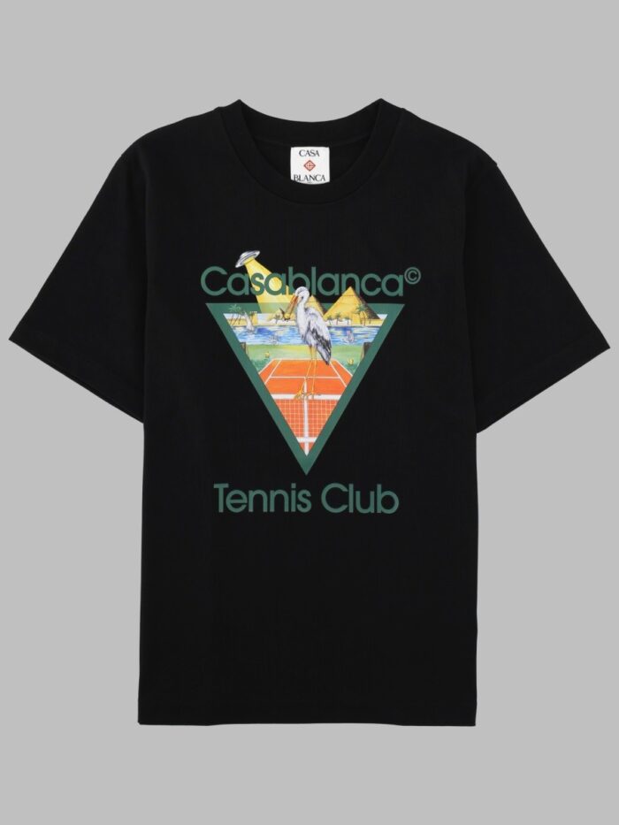 casablanca t shirt con stampa CASABLANCA T-SHIRT CON STAMPA