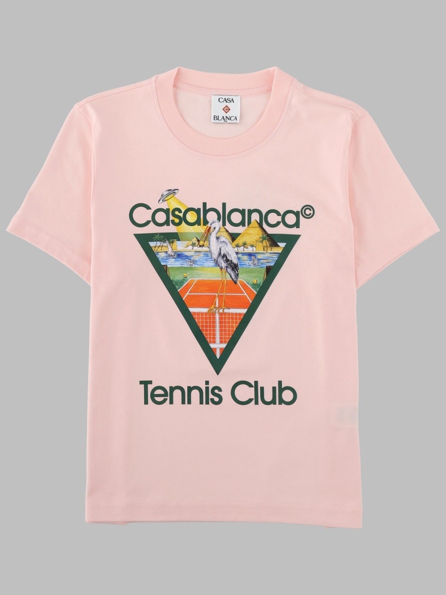 CASABLANCA T-SHIRT "PYRAMID ABDUCTION"