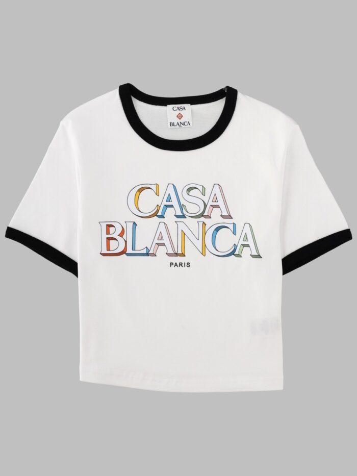 CASABLANCA T-SHIRT "STACKED LOGO"